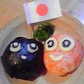 ゆきにゃん太's cooksnap of when they made ●ガチャピン×ムックのおべんとう○.
