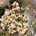 みさん（＾_＾）'s cooksnap of when they made ささみときゅうりのわさび醤油あえ.