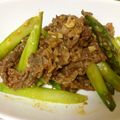 チヴォリーナ's cooksnap of when they made 牛肉とアスパラガスの甘辛炒め.