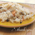 矢切のねぎちゃん's cooksnap of when they made 鮭ときのこ♪秋のピラフ.