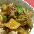 羽尼うに's cooksnap of when they made 圧力鍋で❀鶏もも肉とゴボウの黒酢煮❀.