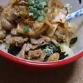 ばなつ's cooksnap of when they made 10分で完成☆豚キムチ丼.