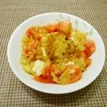 UMAe's cooksnap of when they made 温ったかいトマトと天かすのお豆腐.