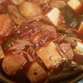 amanoumi's cooksnap of when they made 【韓国風】甘辛のとっても美味しいお鍋.