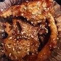 Emicham1's cooksnap of when they made お弁当に☆うなぎのタレで簡単豚のごまテリ.