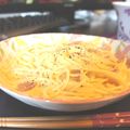 miyakotomo's cooksnap of when they made 絶品！簡単カルボナーラ☆.