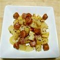 yuri18's cooksnap of when they made 簡単おつまみ ポテト&ソーセージ.