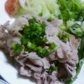 ユーロン's cooksnap of when they made ネギたっぷりポン酢で冷しゃぶ.