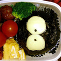 とよえみ☺'s cooksnap of when they made キャラ弁 まっくろくろすけ 簡単　.