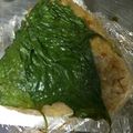 まょっち's cooksnap of when they made 大葉にんにく醤油おにぎりアレンジ.