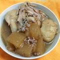 にゃんこ0403's cooksnap of when they made 冬瓜と手羽元の煮物オイスターソース風味.