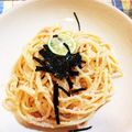 peanut32m's cooksnap of when they made すだち香る　たらこスパゲティ.
