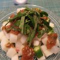 北海道伯爵's cooksnap of when they made 長いもとオクラの梅しそドレッシング☆.