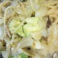 hamanny's cooksnap of when they made めんつゆで♬きのこアボカドパスタ.