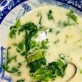 はづたけ's cooksnap of when they made ホウレン草とチーズのミルクスープ.