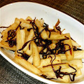 serom's cooksnap of when they made かんたんおつまみ♪長芋の塩昆布炒め.