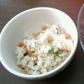 yochaam's cooksnap of when they made レンジで簡単ピラフ☆.