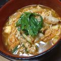 ayaakari's cooksnap of when they made 寒い日には…豚キムチにゅうめん♪.