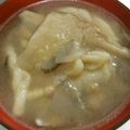 masakohママ's cooksnap of when they made 故郷の味？我が家流せんべい汁.