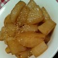 HITOMIでつ's cooksnap of when they made 簡単、大根のオリーブオイル焼き（煮物）.
