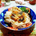 ののっく's cooksnap of when they made 夏はぶっかけおろし☀冷やし焼さばそうめん.