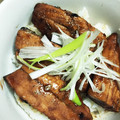 ちゃっちゃん♪'s cooksnap of when they made 秋刀魚のかば焼き丼.