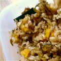 ともし～'s cooksnap of when they made 塩昆布で美味しい！かぼちゃの炊き込みご飯.