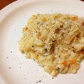くせり's cooksnap of when they made ランチにベーコンときのこクリームリゾット.