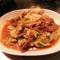 ダッシュちえ蔵's cooksnap of when they made 簡単！豚肉甘味噌だれの春キャベツあえ♫.