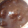 地鶏の町の子's cooksnap of when they made 大好き！バナナチョコアイスクリーム.