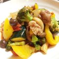 ぽんとるも's cooksnap of when they made 豚肉と野菜のピリ辛エスニック炒め.