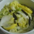 Bururin's cooksnap of when they made 簡単！白菜の漬物レモン風味.