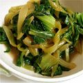 実悠徠ママ's cooksnap of when they made 簡単！早い！チンゲン菜の炒り和え.