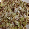 shinotann's cooksnap of when they made ｺﾚだけ？キャベツとひき肉ｿｰｽ炒め.