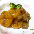 tennisnoah's cooksnap of when they made 牛すじ煮の煮汁を再利用！で大根煮.