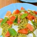 SUー１１０３'s cooksnap of when they made ジェノベーゼパスタ.