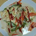 庭のめだか's cooksnap of when they made 朝食にも♪お野菜たっぷり♪洋風卵とじ.