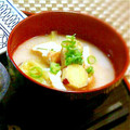 inyako's cooksnap of when they made サツマイモと厚揚げの味噌汁.