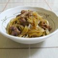 nasubeam's cooksnap of when they made 牛肉のモヤシ炒め～柚子コショウ風味.