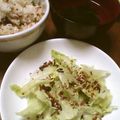 チーム預金's cooksnap of when they made ふりかけレタス.