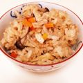 うさ山ねこ吉's cooksnap of when they made 基本五目炊き込みご飯♪スイッチポンで簡単.