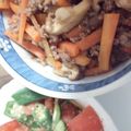 komugikon's cooksnap of when they made 人参と椎茸のコチュジャン味噌胡麻炒め.