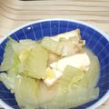 rozako's cooksnap of when they made 白菜と厚揚げの　味噌バター醤油煮.
