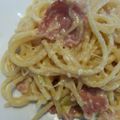 まいもくまら's cooksnap of when they made 簡単　牛乳でカルボナーラ.
