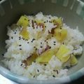 ゆっぴ☆★'s cooksnap of when they made さつま芋ご飯（炊飯器）.