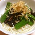 thai0970's cooksnap of when they made ナス＆ピーマンの焼きびたしぶっかけうどん.