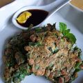 Munchkin's　Mom's cooksnap of when they made 納豆おやき.