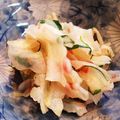 なかあゆみん's cooksnap of when they made 白ゴーヤde梅しそ和え♪.