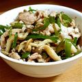 まいりいえみりい's cooksnap of when they made ピーマン･しめじ･豚肉の炒め物.