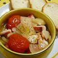 Haru Haru's cooksnap of when they made たこ、トマトのアヒージョ風オイル焼き.